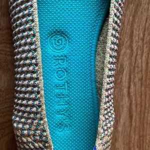 Rothys 10.5 metallic multicolor flats